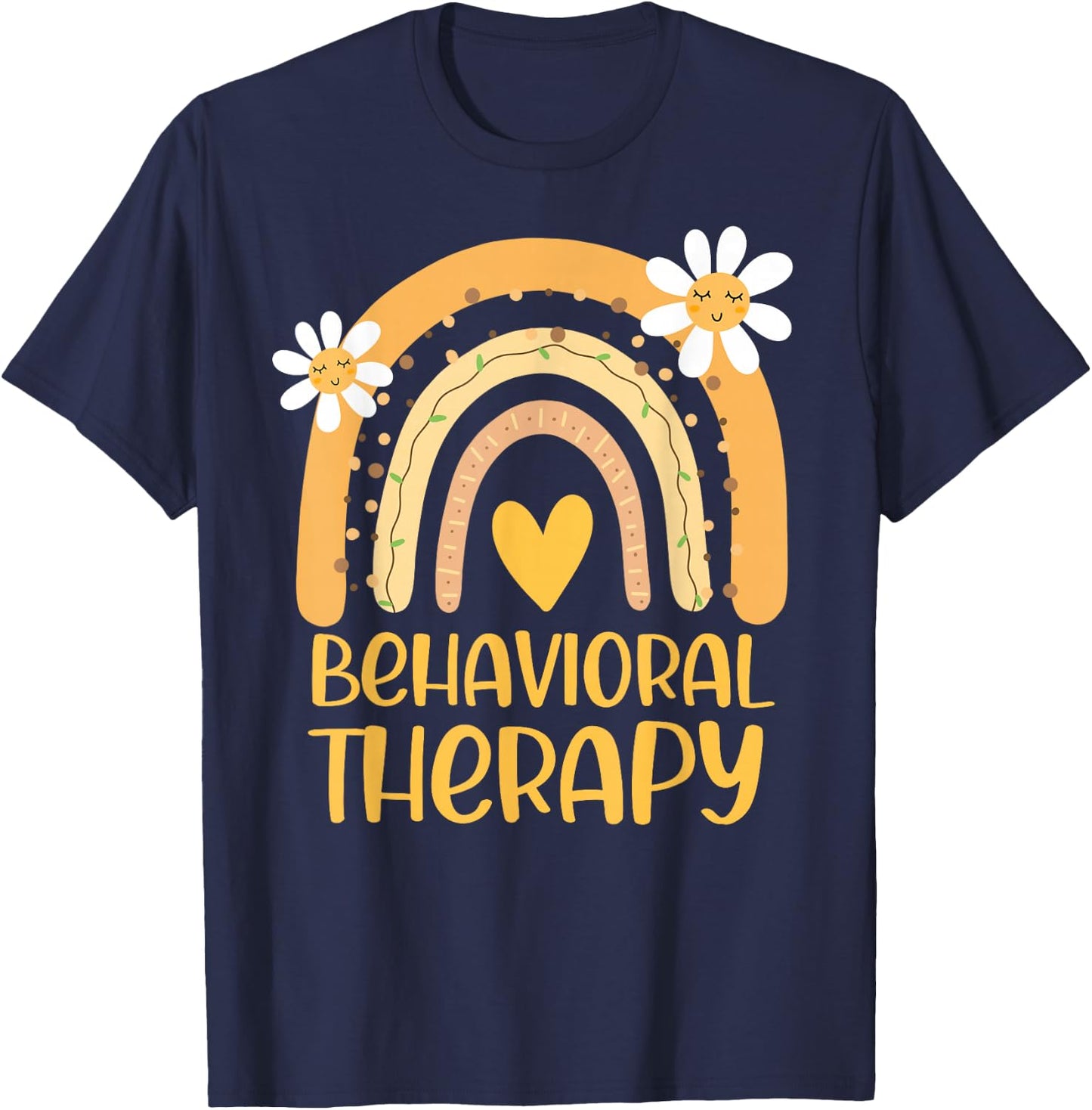 Behavioral Therapy Shirt ABA Applied Behavior Analysis T-Shirt - T-Shirt | Navy
