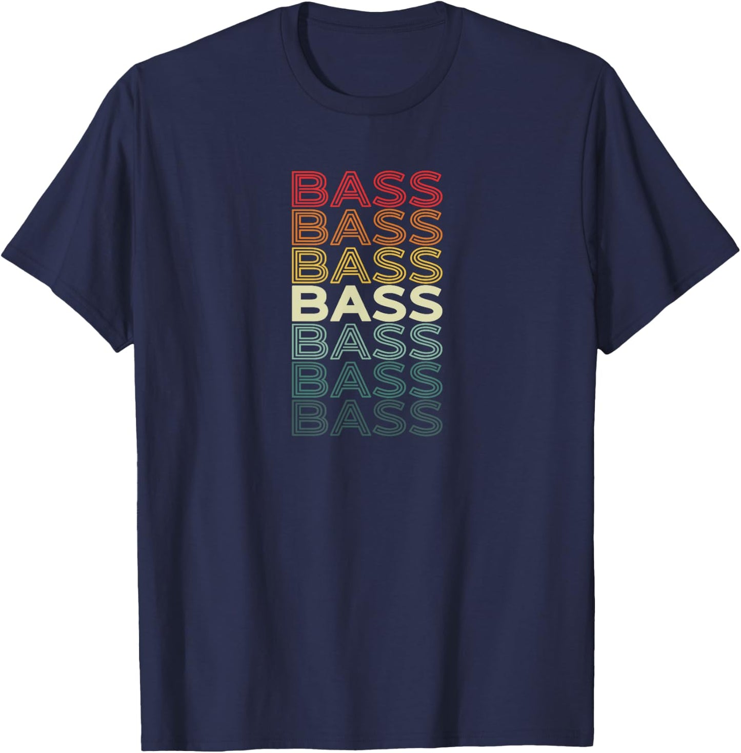 Bass repeating word Barbershop Quartet Singer T-Shirt - T-Shirt | Navy