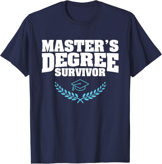Cool Masters Degree Women MBA Student Graduation T-Shirt - T-Shirt | Navy