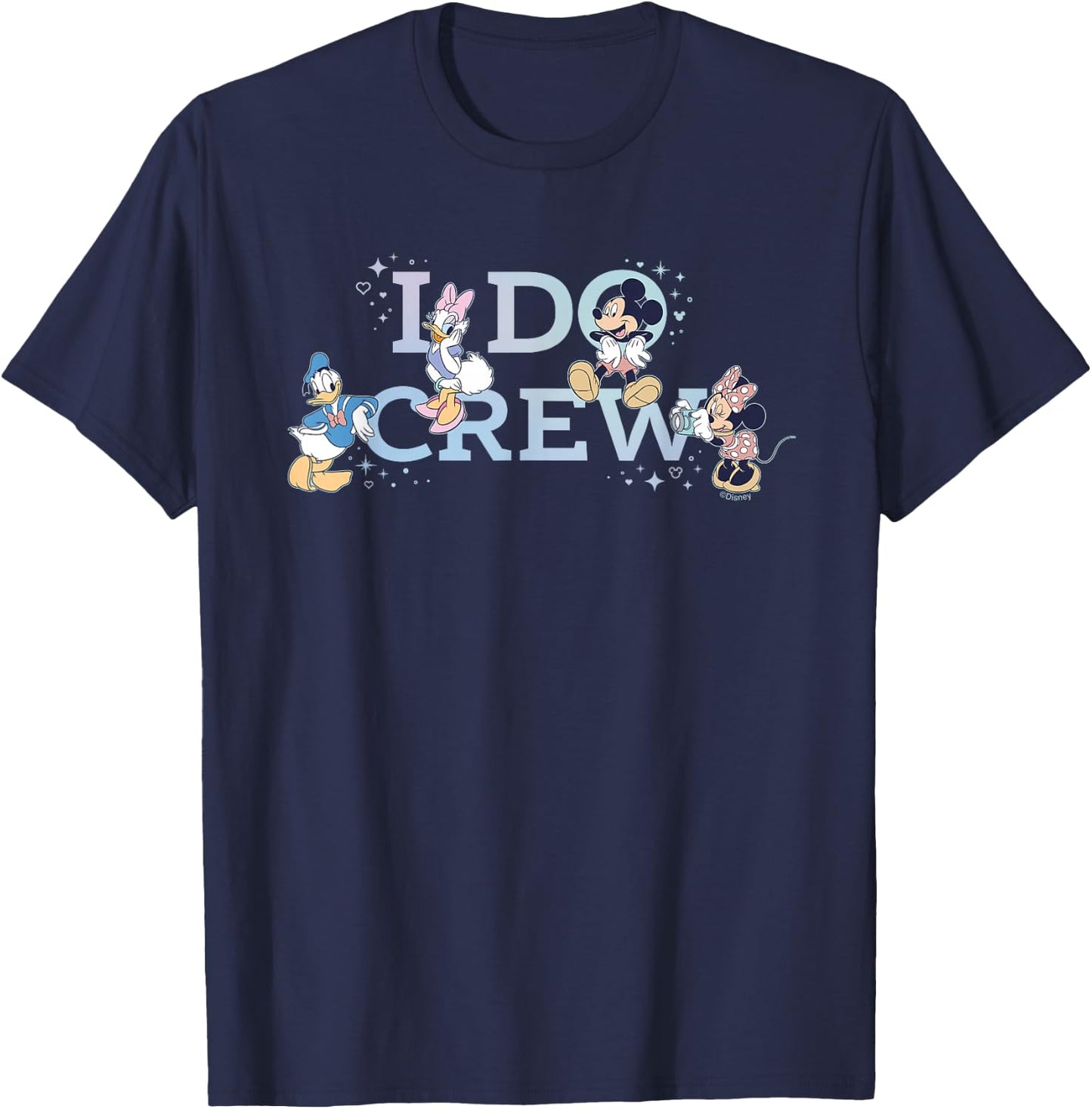 Disney “I Do Crew” Wedding Bridal Shower Bachelorette Party T-Shirt - T-Shirt | Navy