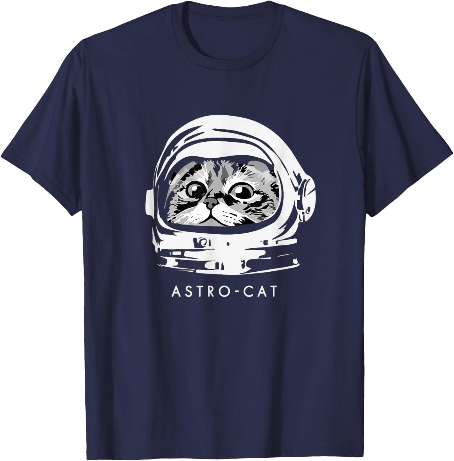 Cat Astronaut Space Costume ASTRO-CAT Women Kids T-Shirt - T-Shirt | Navy