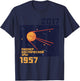Sputnik Soviet Space Flight USSR Soviet Union T-Shirt - T-Shirt | Navy