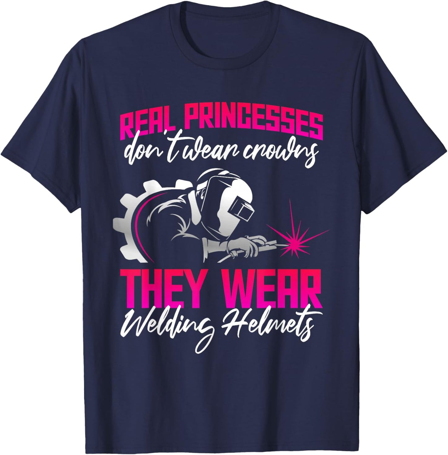 Funny Welder Ironmaker Metalworker T-Shirt - T-Shirt | Navy