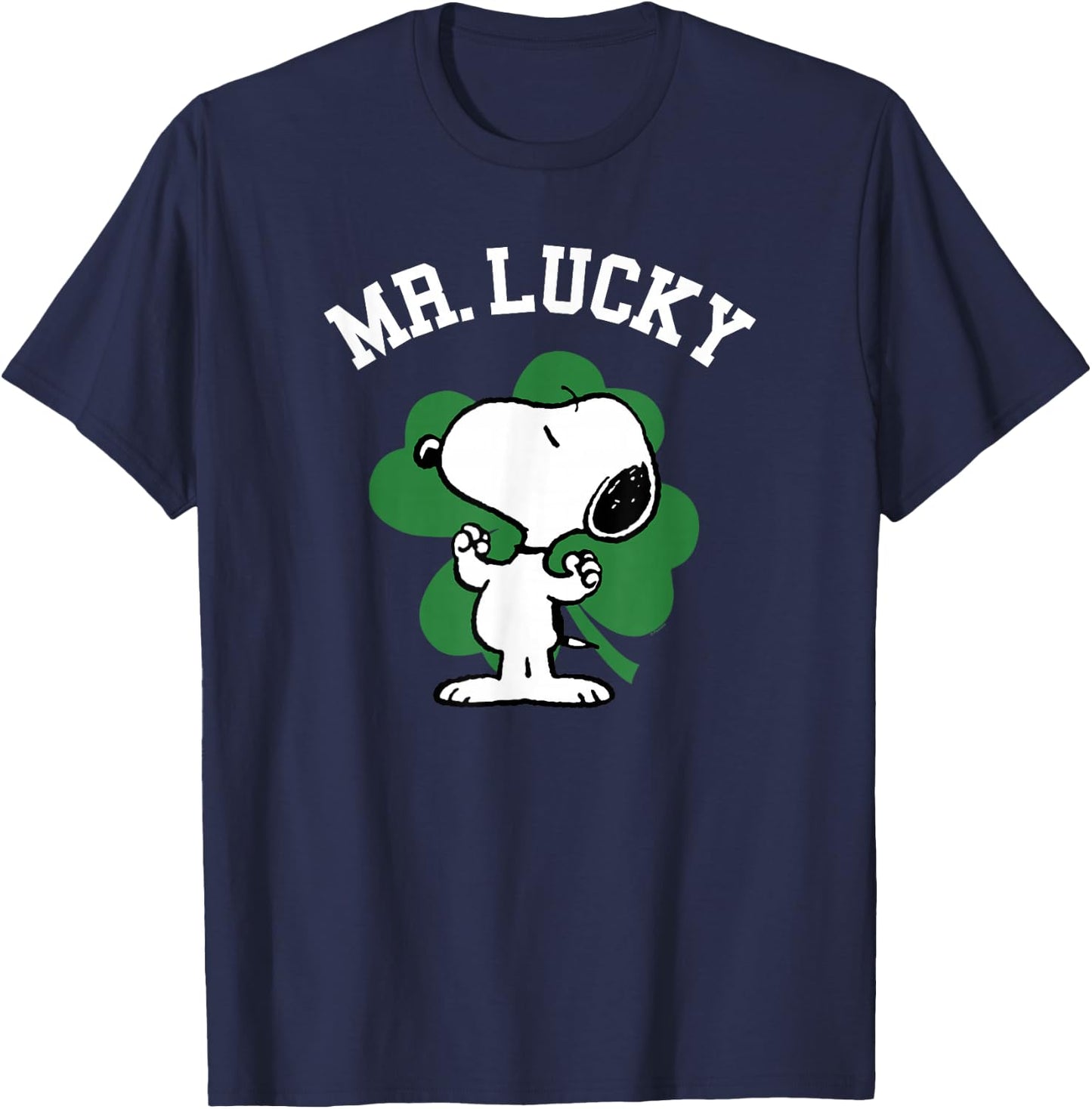 Peanuts St Patrick's Day Snoopy Mr. Lucky T-Shirt - T-Shirt | Navy