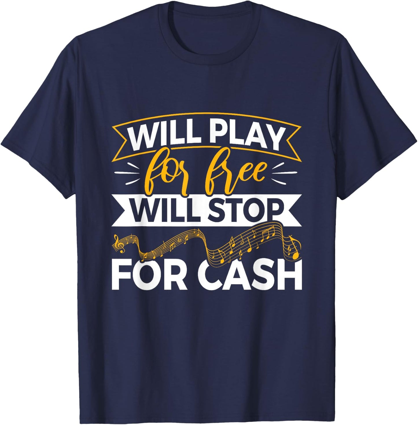 Handbell Music Choir Quote for a Handbell Player T-Shirt - T-Shirt | Navy
