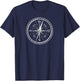 Gamer WASD Compass T-Shirt - T-Shirt | Navy