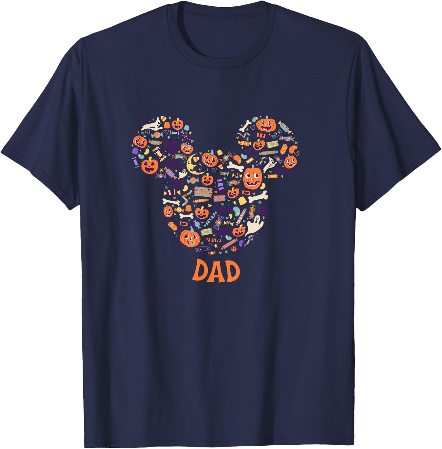Disney Mickey Mouse Icon Halloween Dad T-Shirt - T-Shirt | Navy