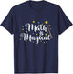 Math is magical and not Magic T-Shirt - T-Shirt | Navy