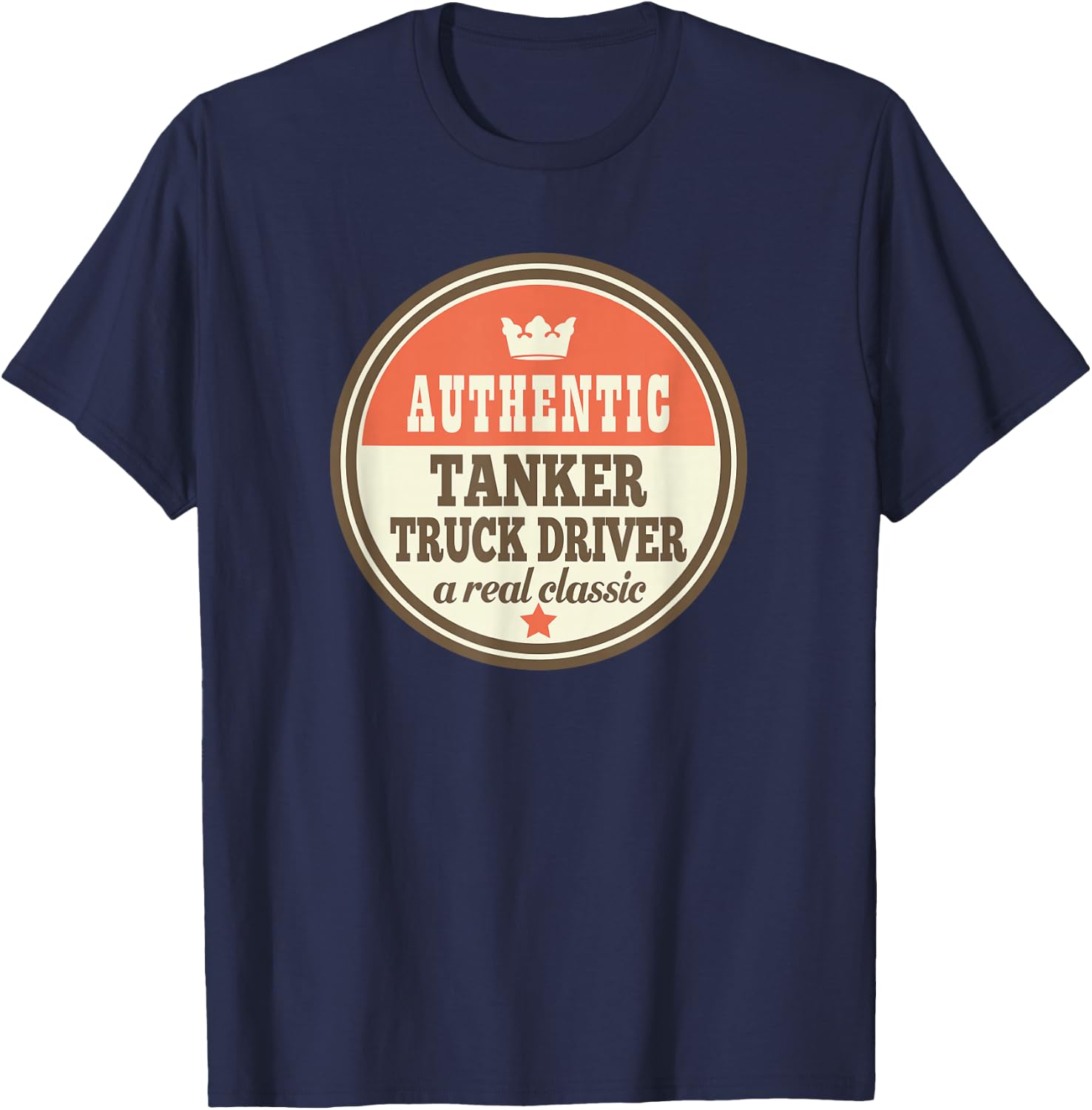 Tanker Truck Driver T-Shirt - T-Shirt | Navy