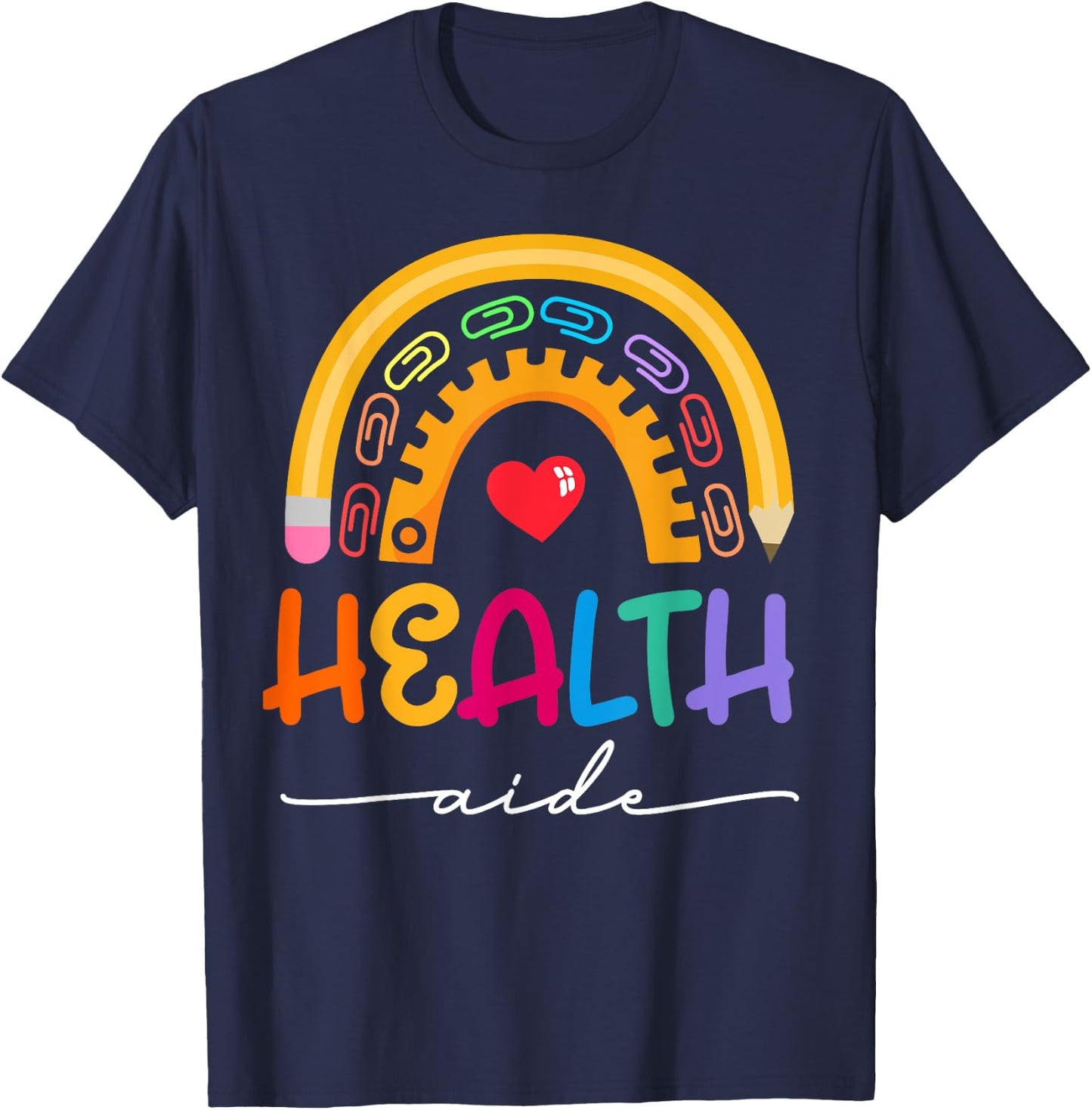 Admin Squad School Assistant Principal Health Aide Squad T-Shirt - T-Shirt | Navy