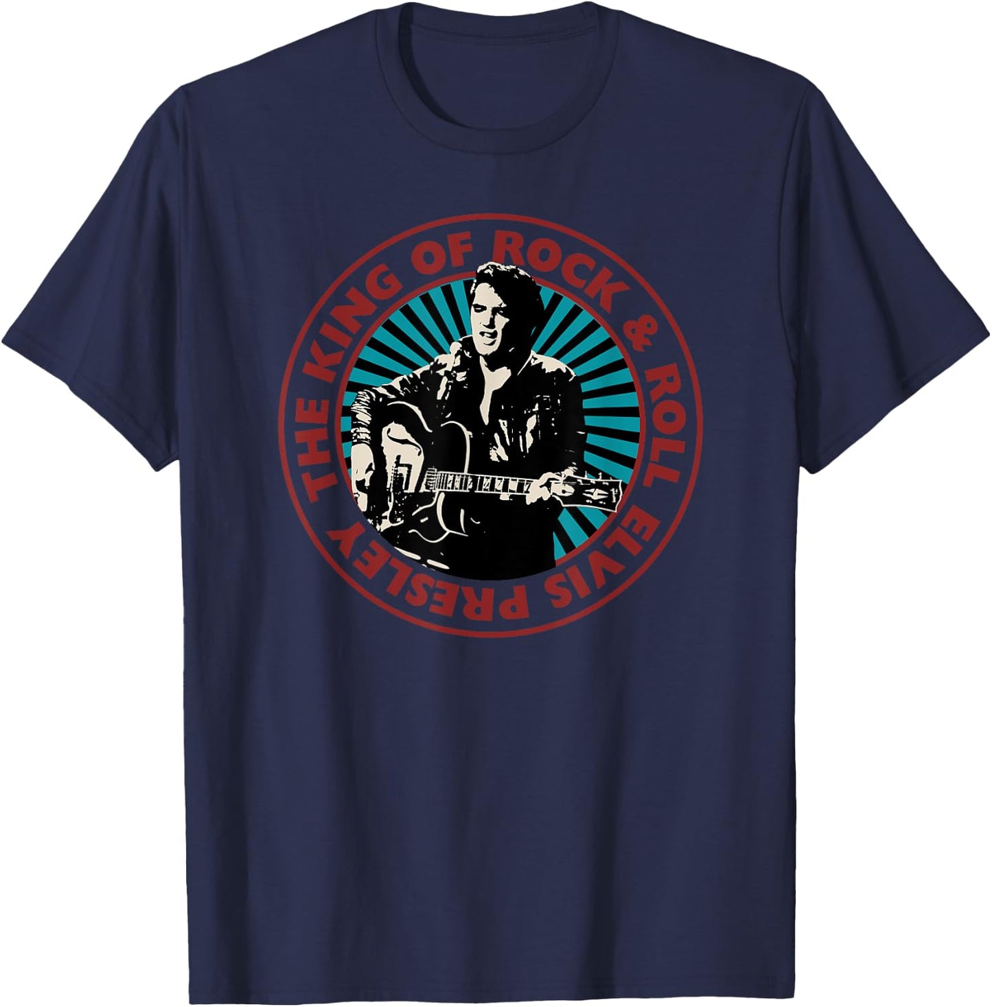 Elvis Presley Official Coin T-Shirt - T-Shirt | Navy