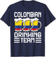 Colombian Drinking Team Colombia T-Shirt - T-Shirt | Navy