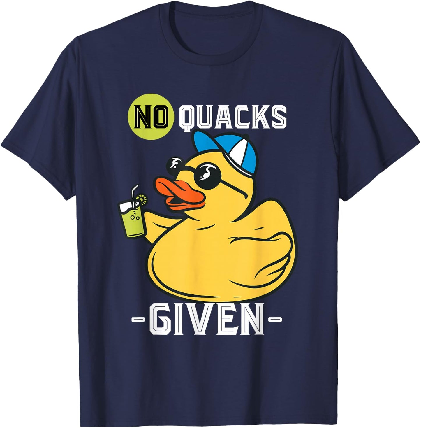 Rubber Duck No Quacks Yellow Rubber Ducks Rubber Duck Lover T-Shirt - T-Shirt | Navy