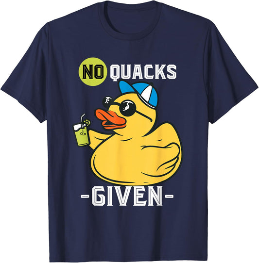 Rubber Duck No Quacks Yellow Rubber Ducks Rubber Duck Lover T-Shirt - T-Shirt | Navy