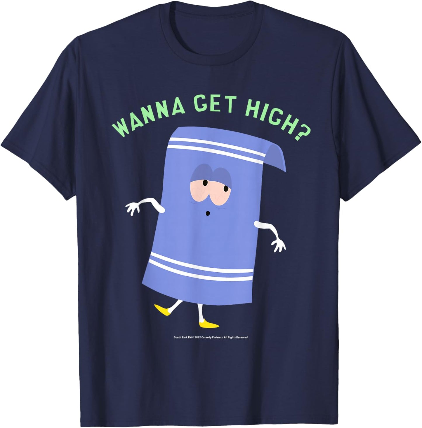 South Park Wanna Get High T-Shirt - T-Shirt | Navy