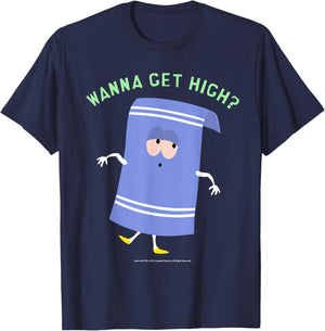 South Park Wanna Get High T-Shirt - T-Shirt | Navy