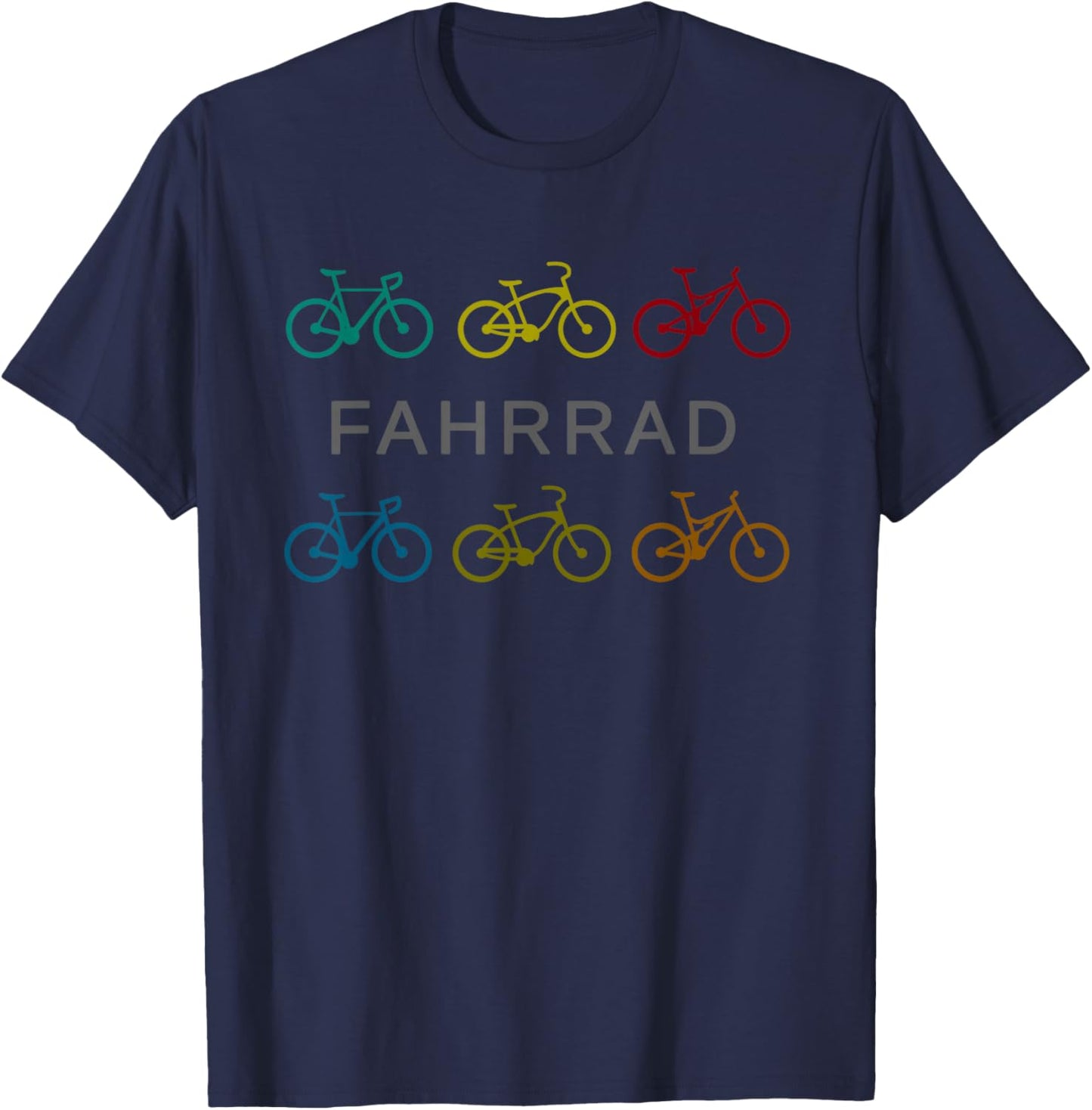 Fahrrad German Bicycle T-Shirt - T-Shirt | Navy
