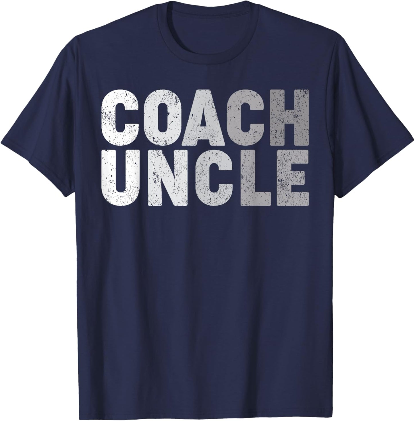 Coach Uncle Soccer Football Basketball Coach Father's Day T-Shirt - T-Shirt | Navy