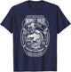 Custom Garage Monkey Biker T-Shirt - T-Shirt | Navy