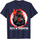 Back in Business Medieval Plague Doctor Occult Tarot T-Shirt - T-Shirt | Navy