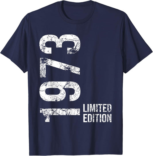 52nd Birthday 52 Years Old Man Woman Vintage 1973 T-Shirt - T-Shirt | Navy