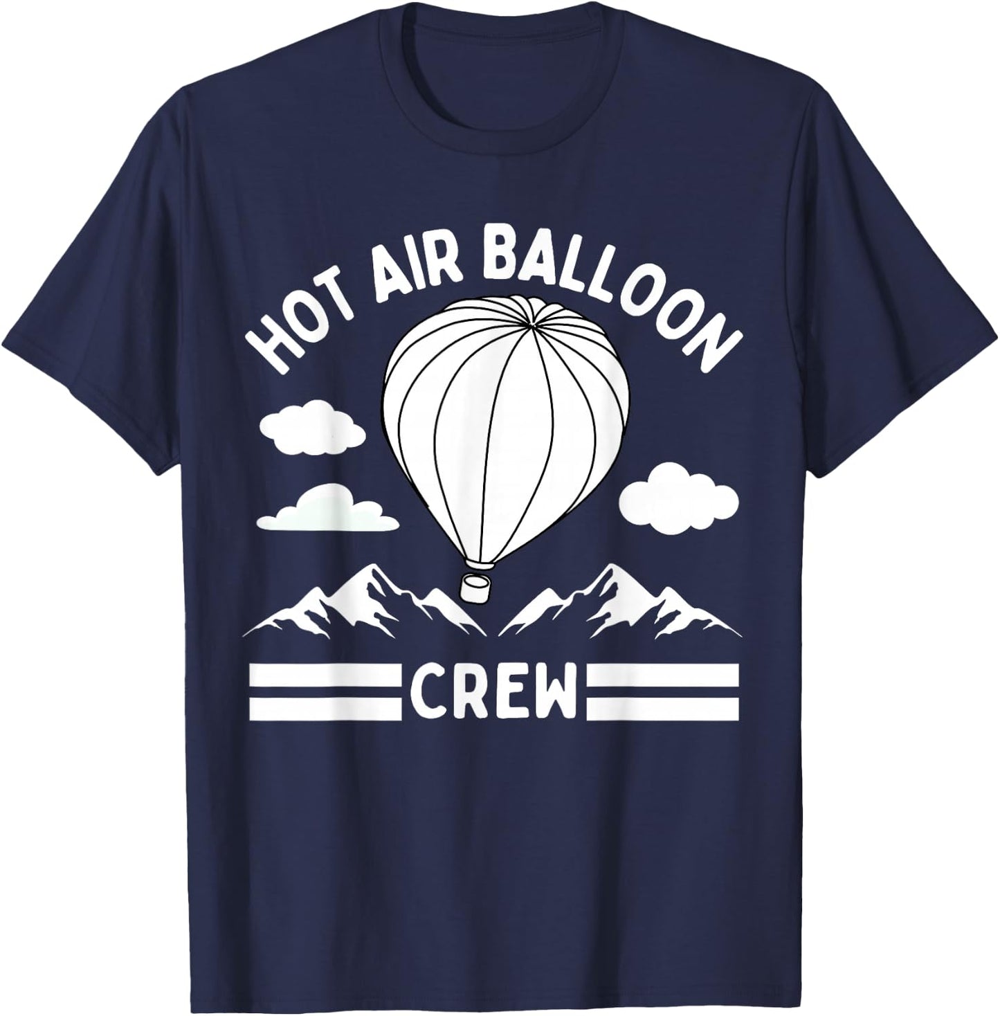 Hot Air Balloon Captain Ballooning Festival Hot Air Balloon T-Shirt - T-Shirt | Navy