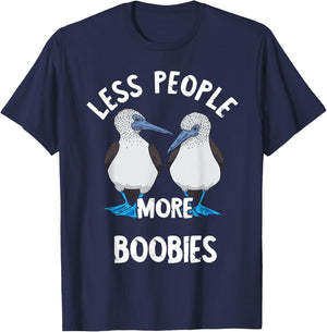 Blue-footed boobies blue-footed bird boobies sea bird lovers T-Shirt - T-Shirt | Navy