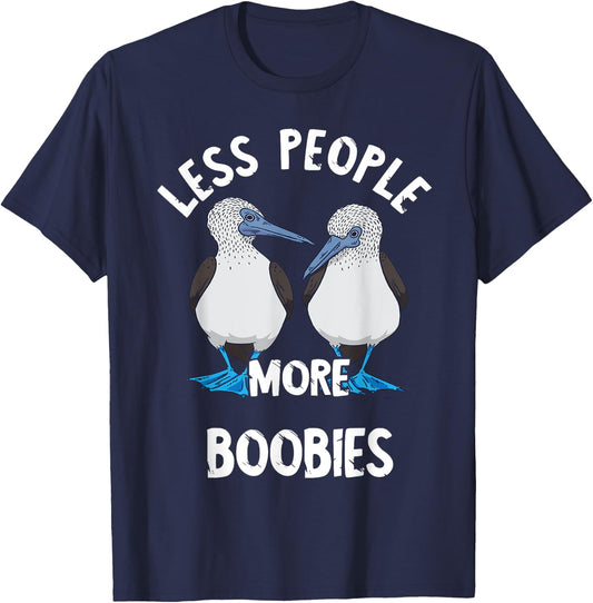 Blue-footed boobies blue-footed bird boobies sea bird lovers T-Shirt - T-Shirt | Navy