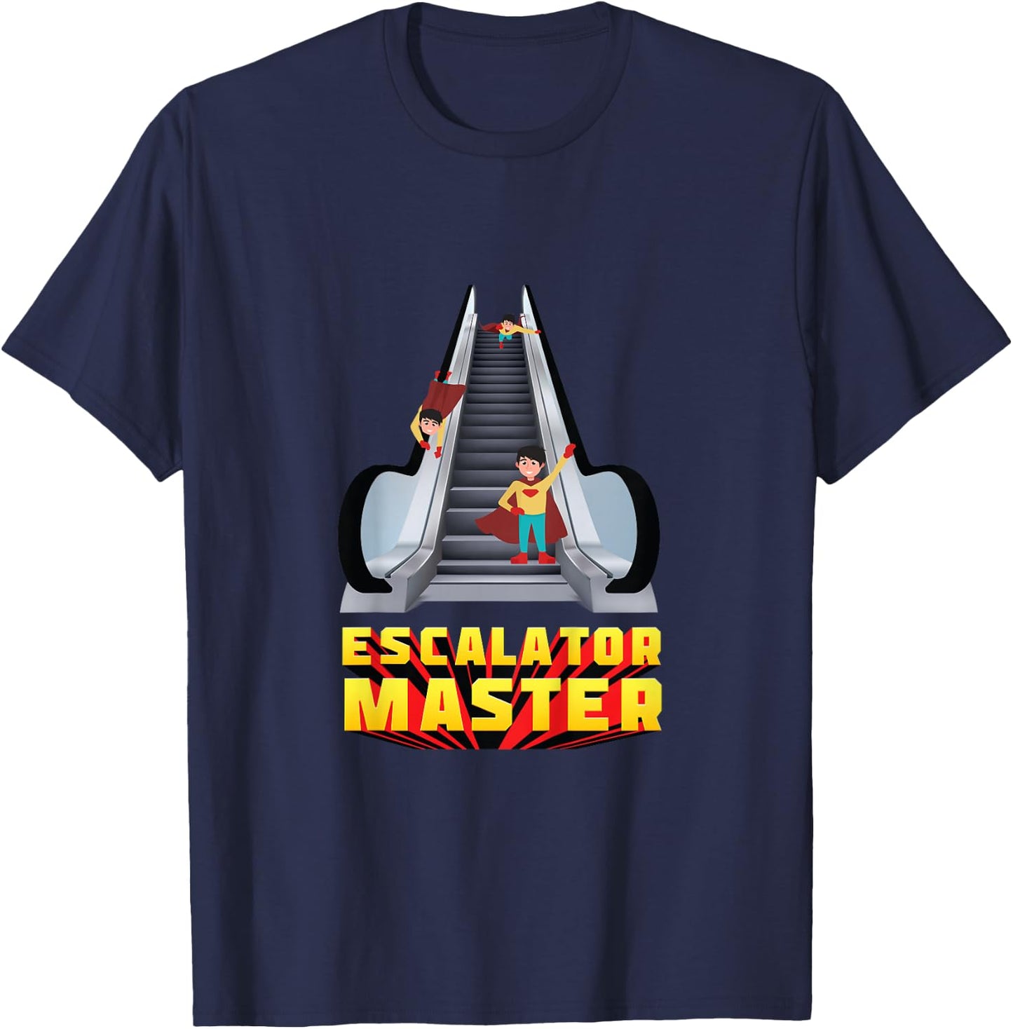 Escalator Master T-Shirt - T-Shirt | Navy