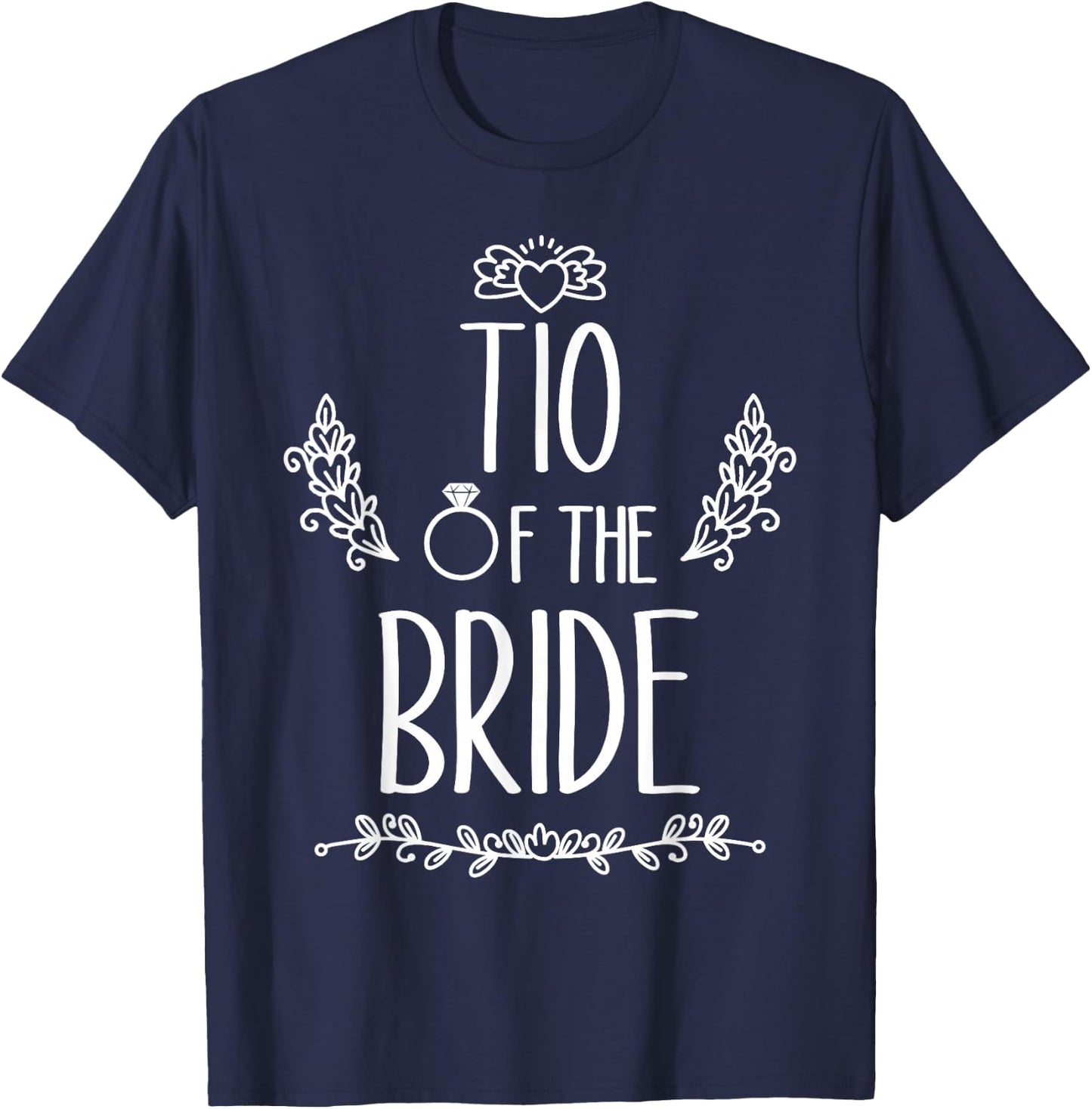 Tio Of The Bride Wedding Party Family T-Shirt - T-Shirt | Navy