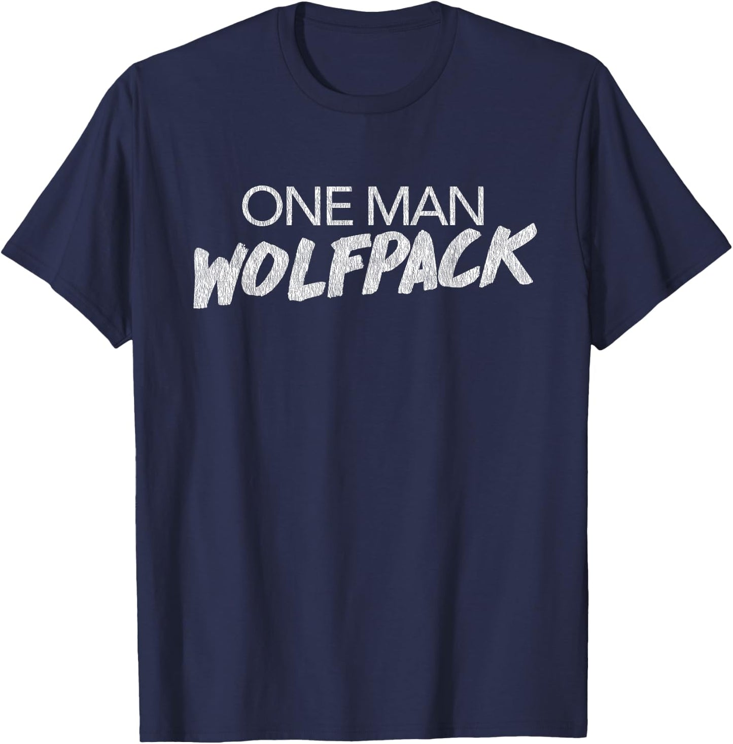One Man Wolfpack T-Shirt - T-Shirt | Navy