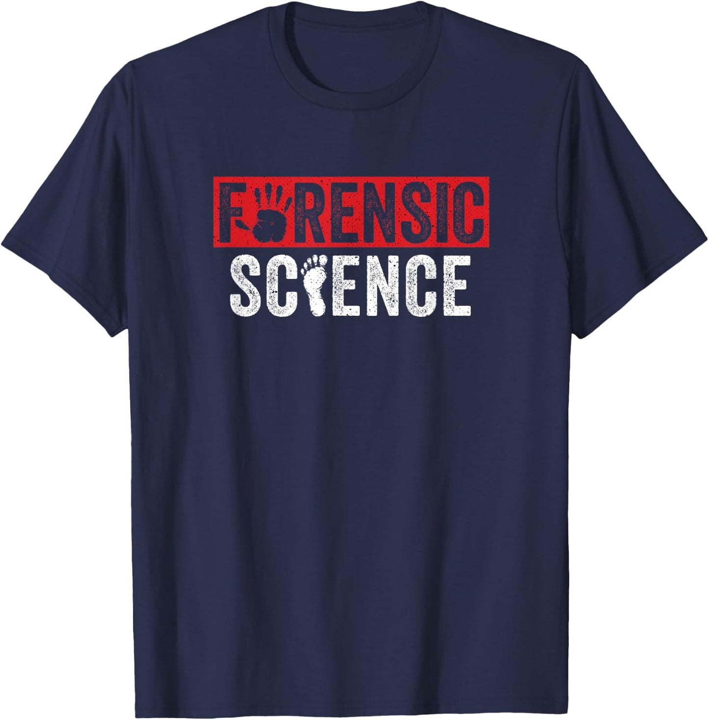 Forensic Science CSI Crime Scene Investigator Detectives T-Shirt - T-Shirt | Navy