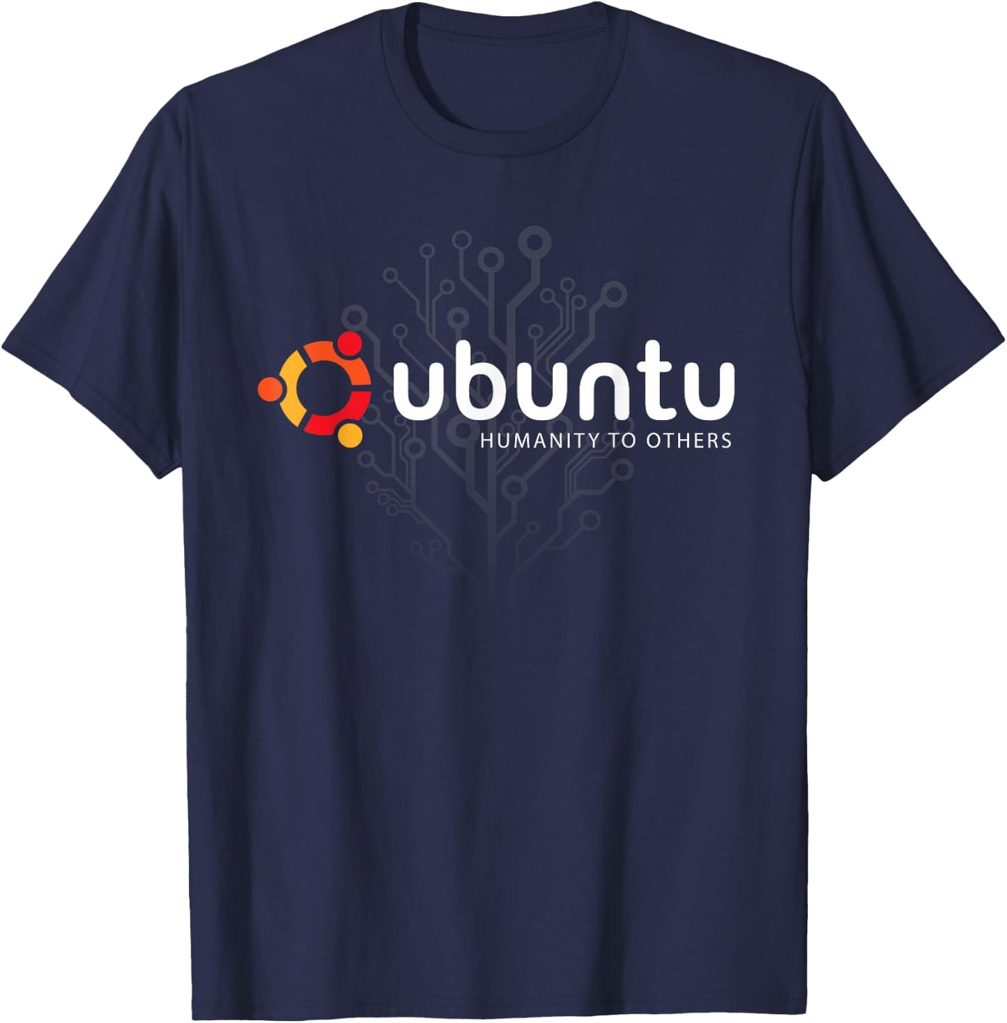Ubuntu Linux Humanity to Others T-Shirt - T-Shirt | Navy