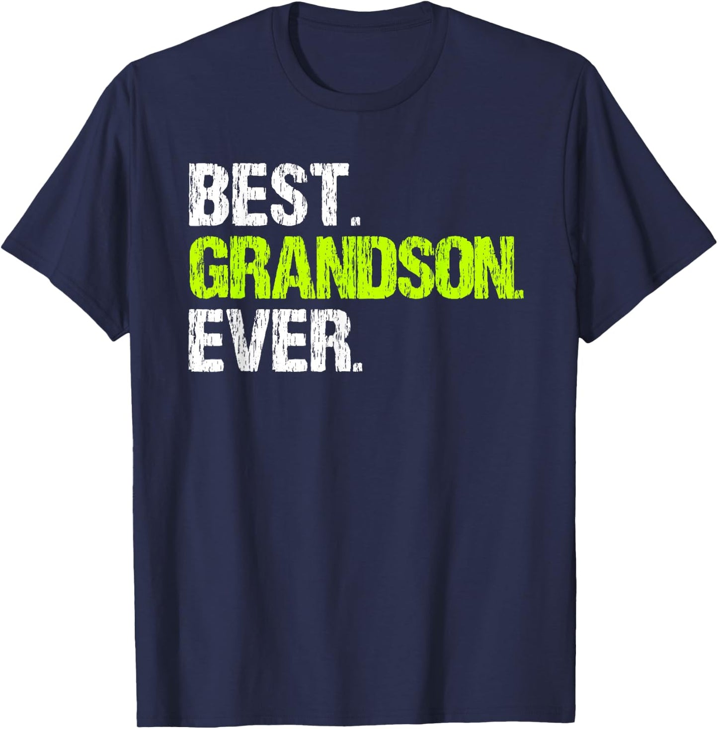 Best Grandson Ever Cool Funny T-Shirt - T-Shirt | Navy