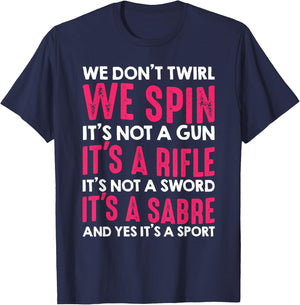 Funny Color Guard Design Women Marching Band Member T-Shirt - T-Shirt | Navy