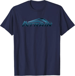 The Boys A-Train Logo Superhero TV Show T-Shirt - T-Shirt | Navy