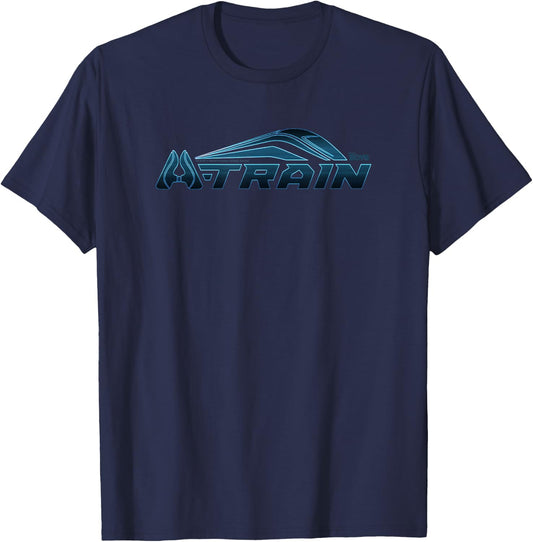 The Boys A-Train Logo Superhero TV Show T-Shirt - T-Shirt | Navy