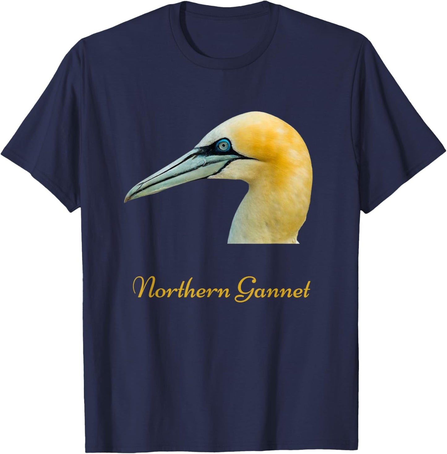 Northern Gannet Bird Ornithology T-Shirt - T-Shirt | Navy