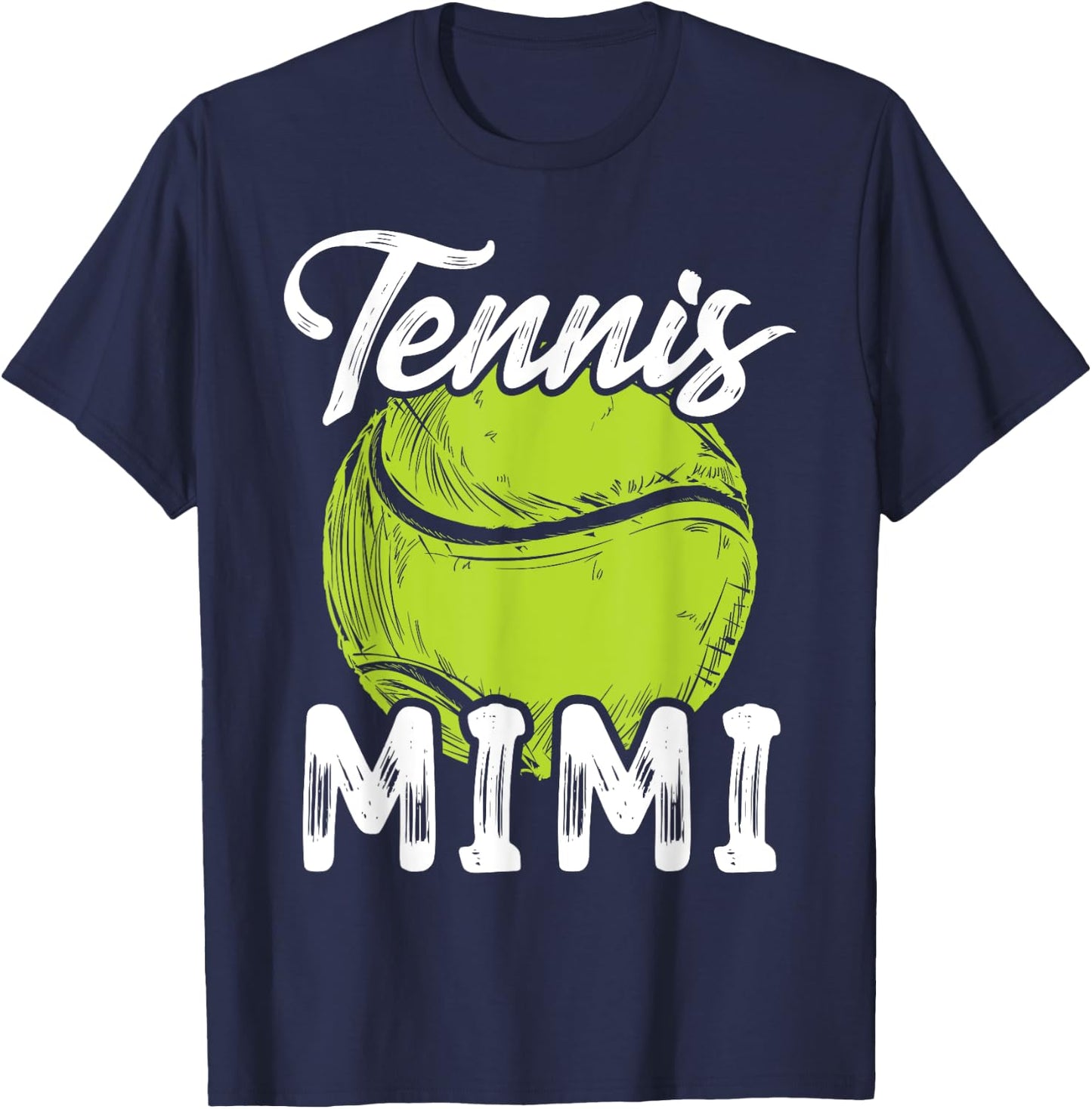 Tennis Mimi Women Family Matching Set Tennis Ball Player T-Shirt - T-Shirt | Navy