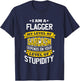 Flagger Idea Funny Sarcasm Joke Flaggers T-Shirt - T-Shirt | Navy