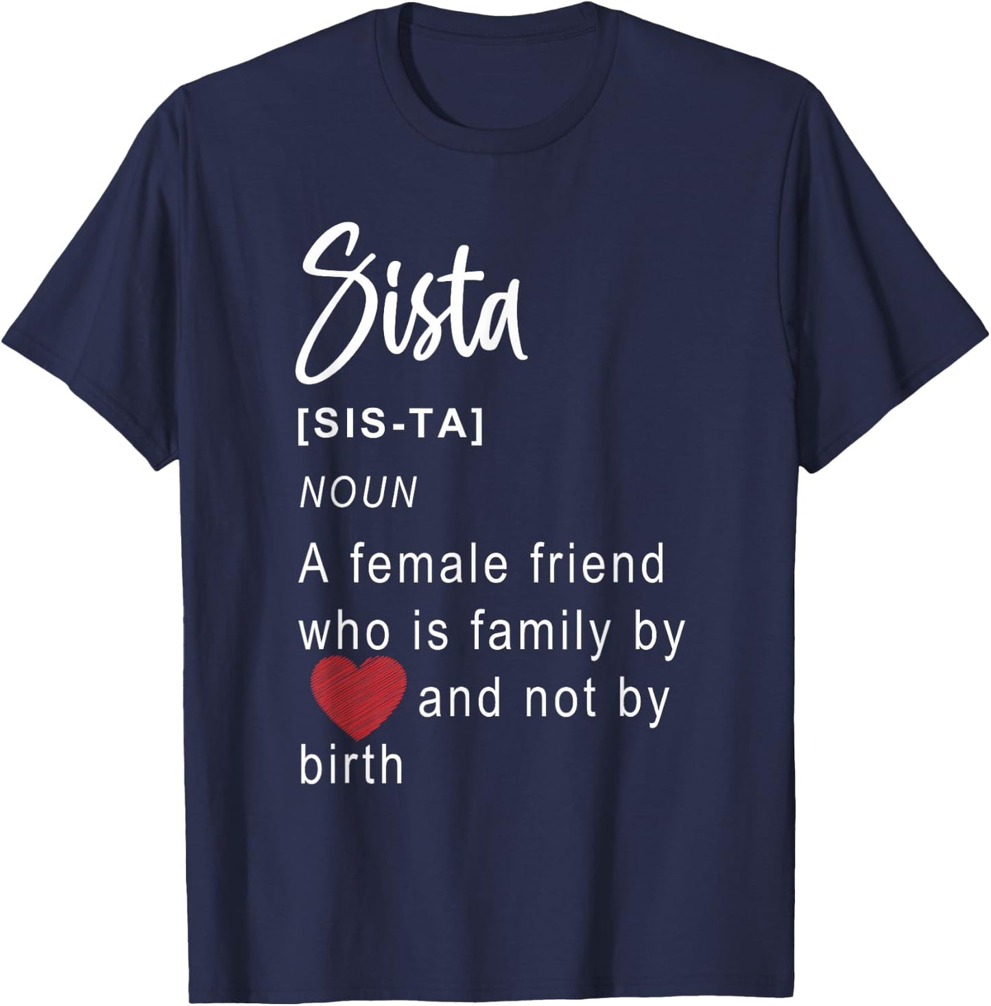 Best Queen Sistas Gifts for Plus Women Sistas Friends Girl T-Shirt - T-Shirt | Navy