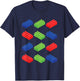 Building Blocks Bricks Master Builder Bricklayer Engineer T-Shirt - T-Shirt | Navy
