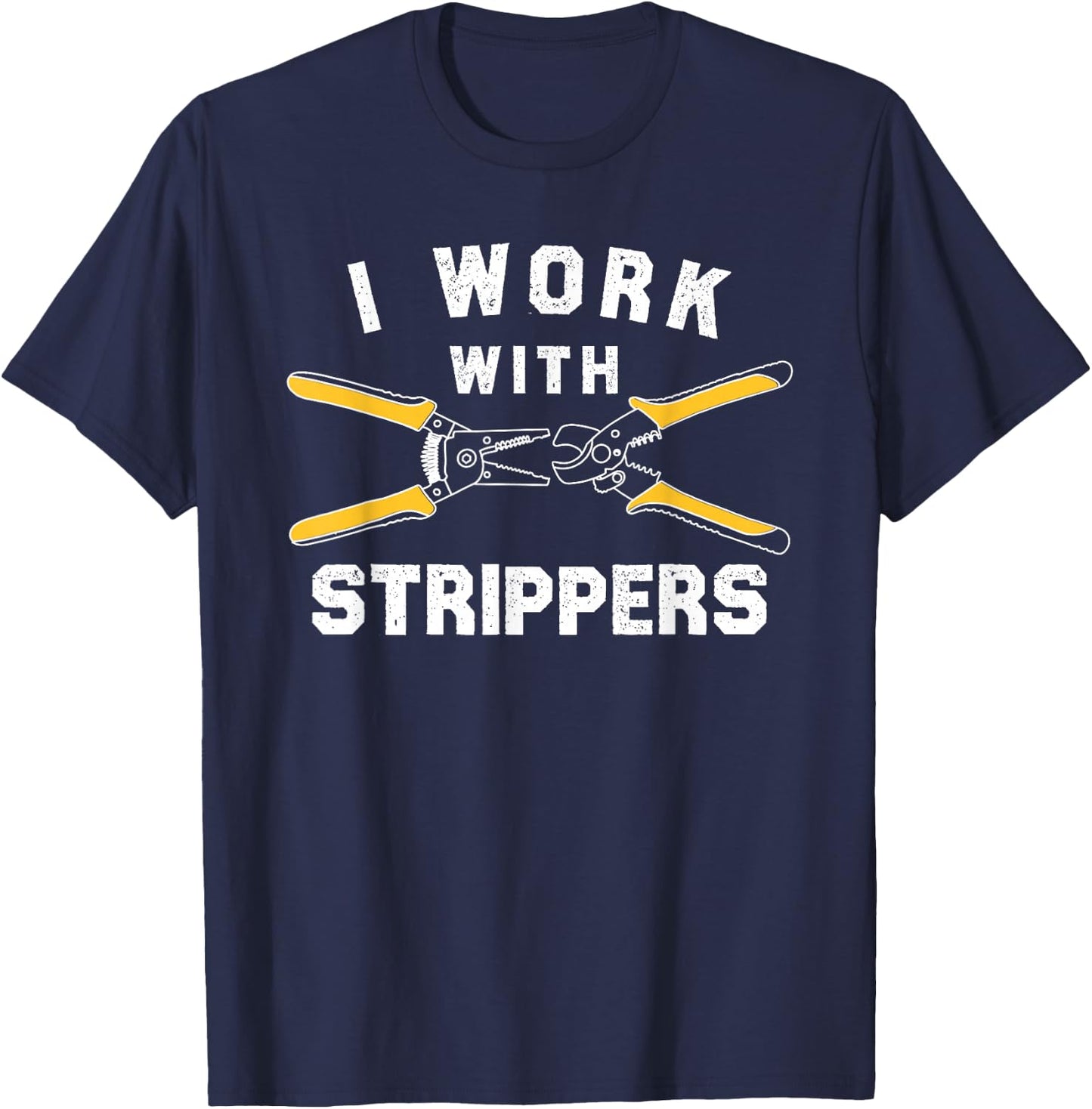Funny Electrician Art Dad Electronics Engineer Humor Small T-Shirt - T-Shirt | Navy