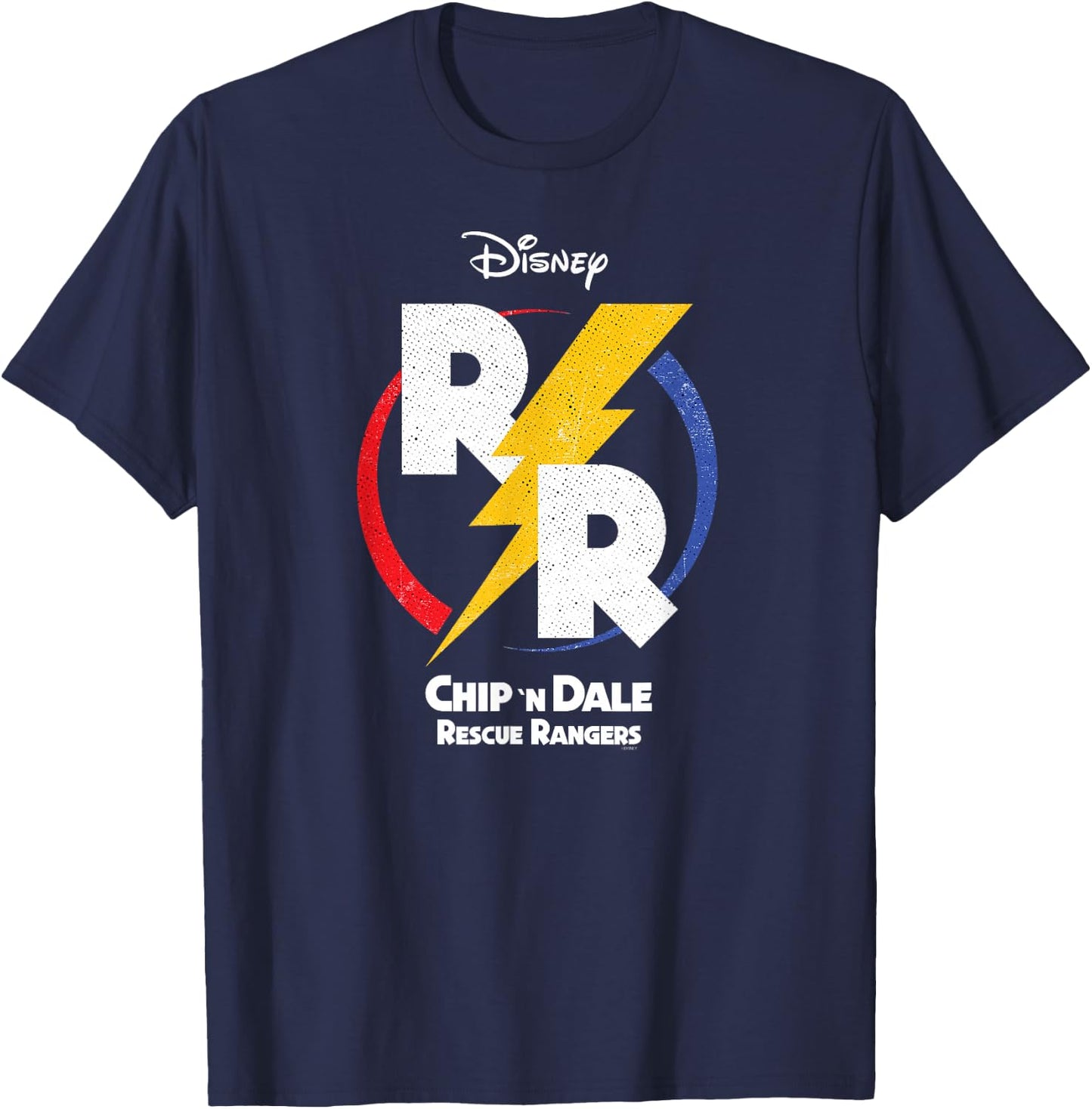 Disney Chip 'N Dale Rescue Rangers Logo T-Shirt - T-Shirt | Navy
