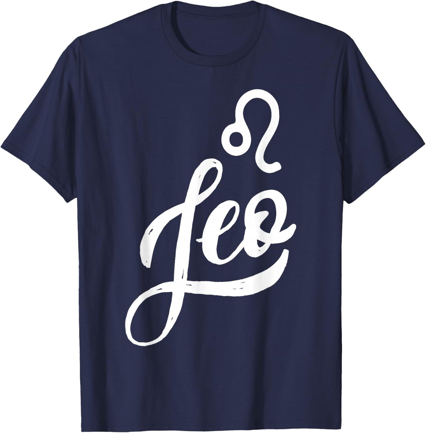 Leo, Zodiac Sign, Zodiac Sign T-Shirt - T-Shirt | Navy