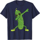 Dabbing Pickle Dancing Cucumber Lover Funny Gifts T-Shirt - T-Shirt | Navy