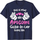 This Is What An Awesome Sister-In-Law looks like T-Shirt - T-Shirt | Navy