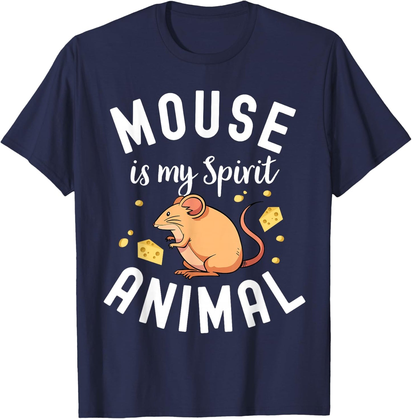 Mouse Gifts For Kids Maus Rodent Ratón Mouse Lovers Gerbil T-Shirt - T-Shirt | Navy
