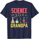 Science Grandpa Scientist Research Job Researcher Granddad T-Shirt - T-Shirt | Navy