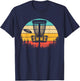 Funny Disc Golf Art Women Vintage Disc Golfer Lovers T-Shirt - T-Shirt | Navy